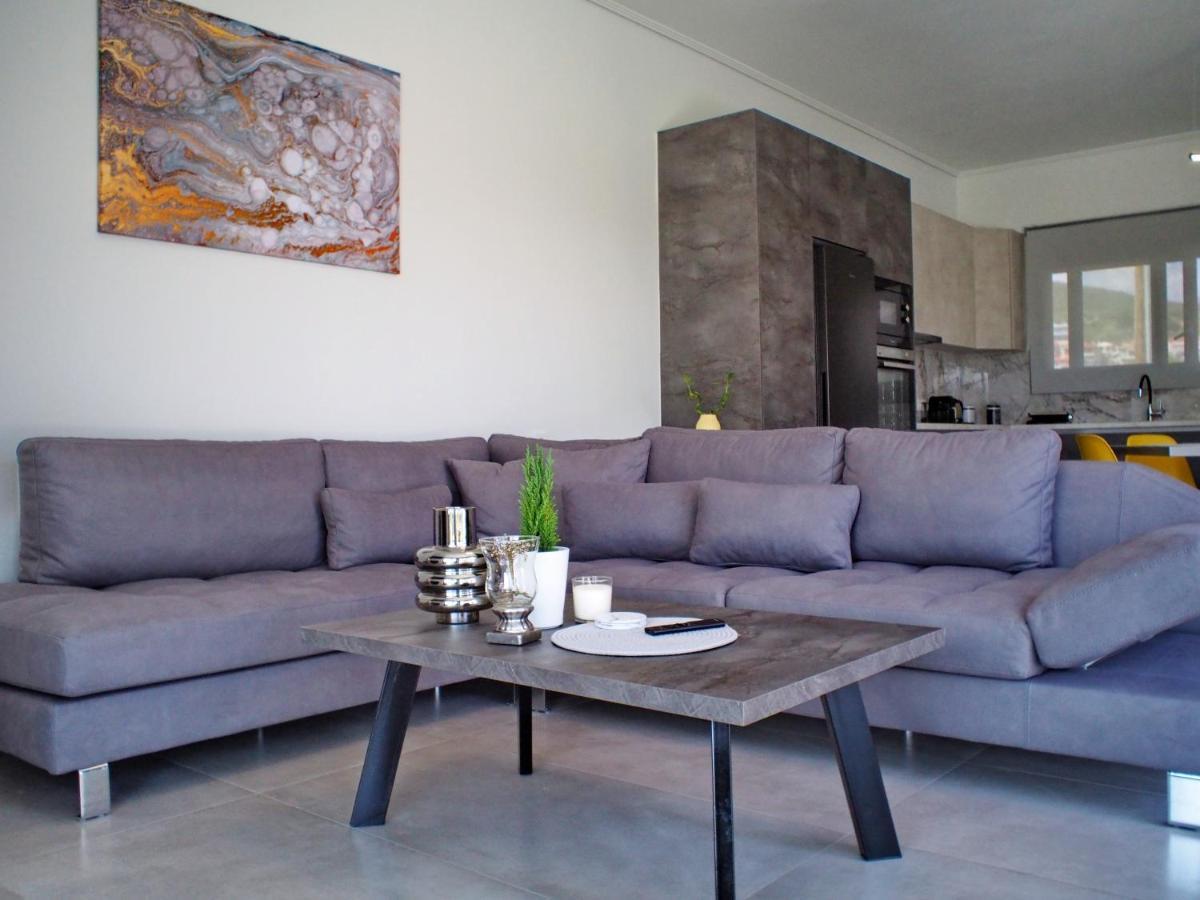 Nostos Luxury Villas With Private Pool In Nafpaktos Exterior photo
