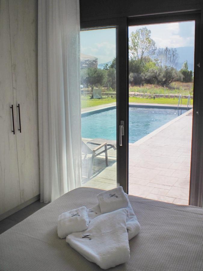 Nostos Luxury Villas With Private Pool In Nafpaktos Exterior photo
