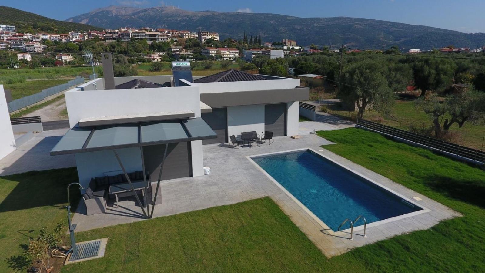 Nostos Luxury Villas With Private Pool In Nafpaktos Exterior photo