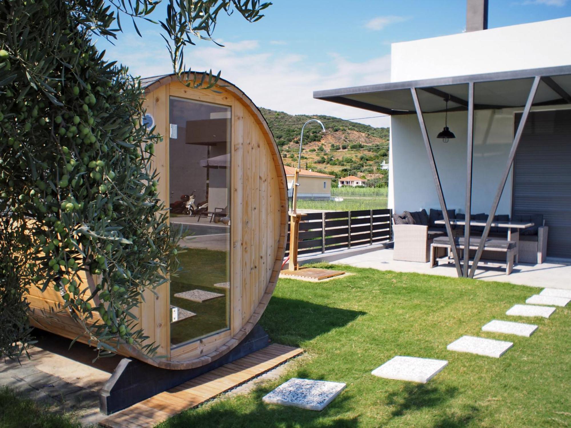 Nostos Luxury Villas With Private Pool In Nafpaktos Exterior photo
