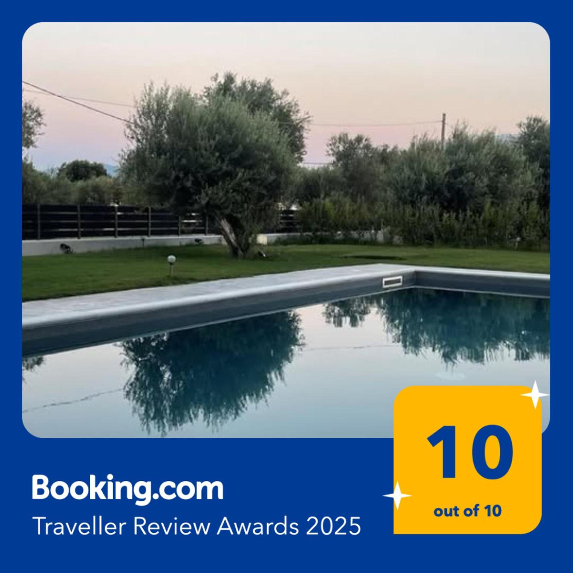 Nostos Luxury Villas With Private Pool In Nafpaktos Exterior photo