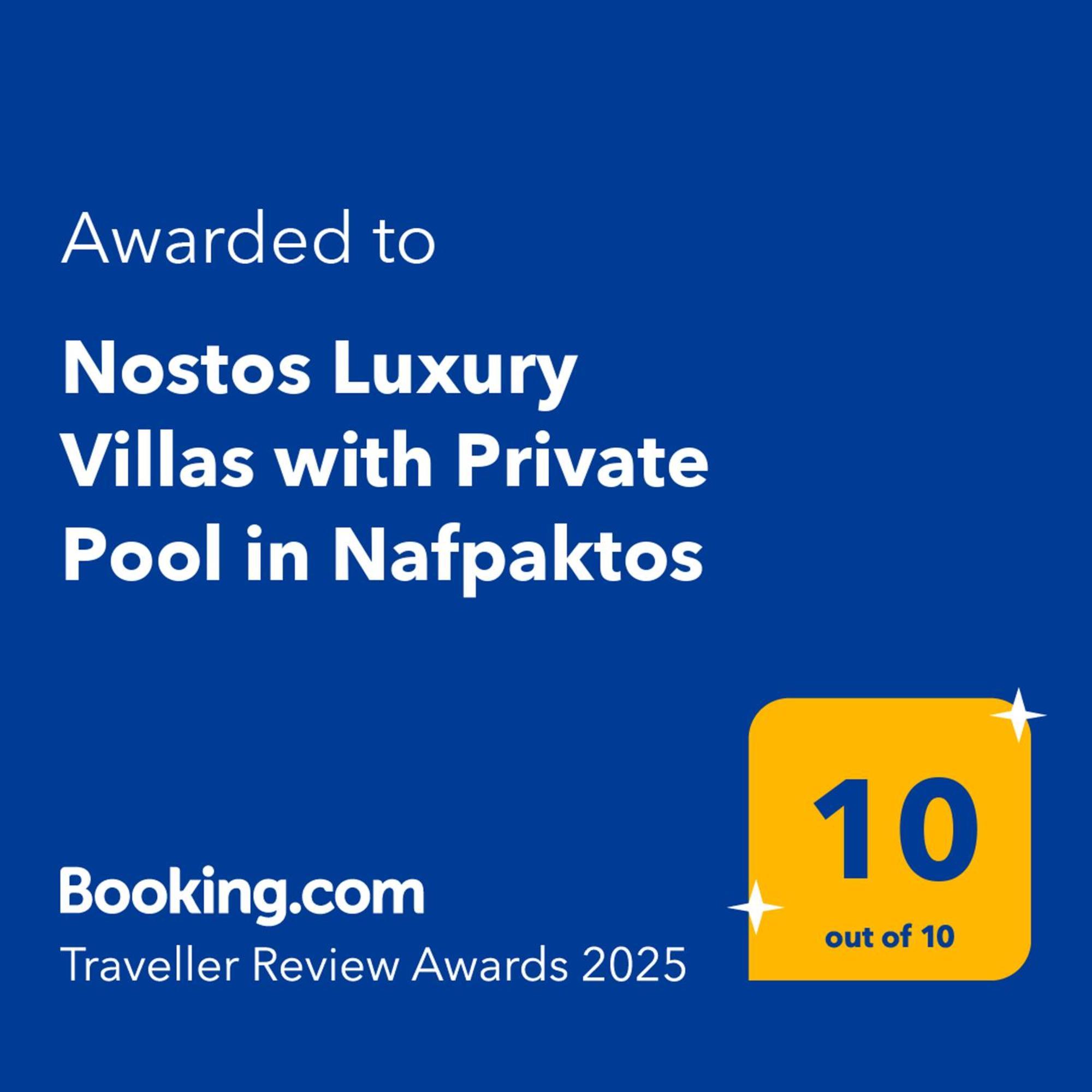 Nostos Luxury Villas With Private Pool In Nafpaktos Exterior photo